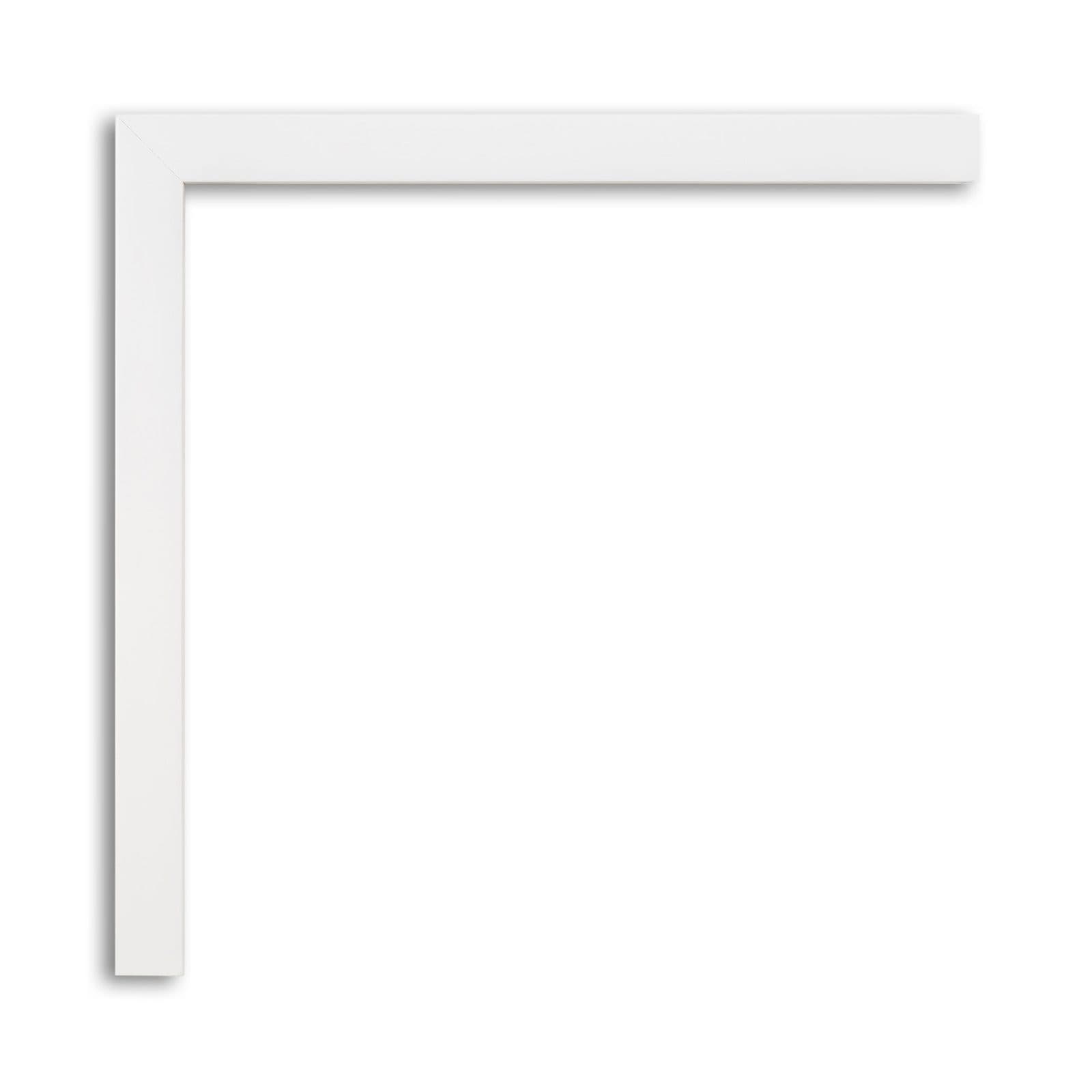 2cm Smooth White, corner sample