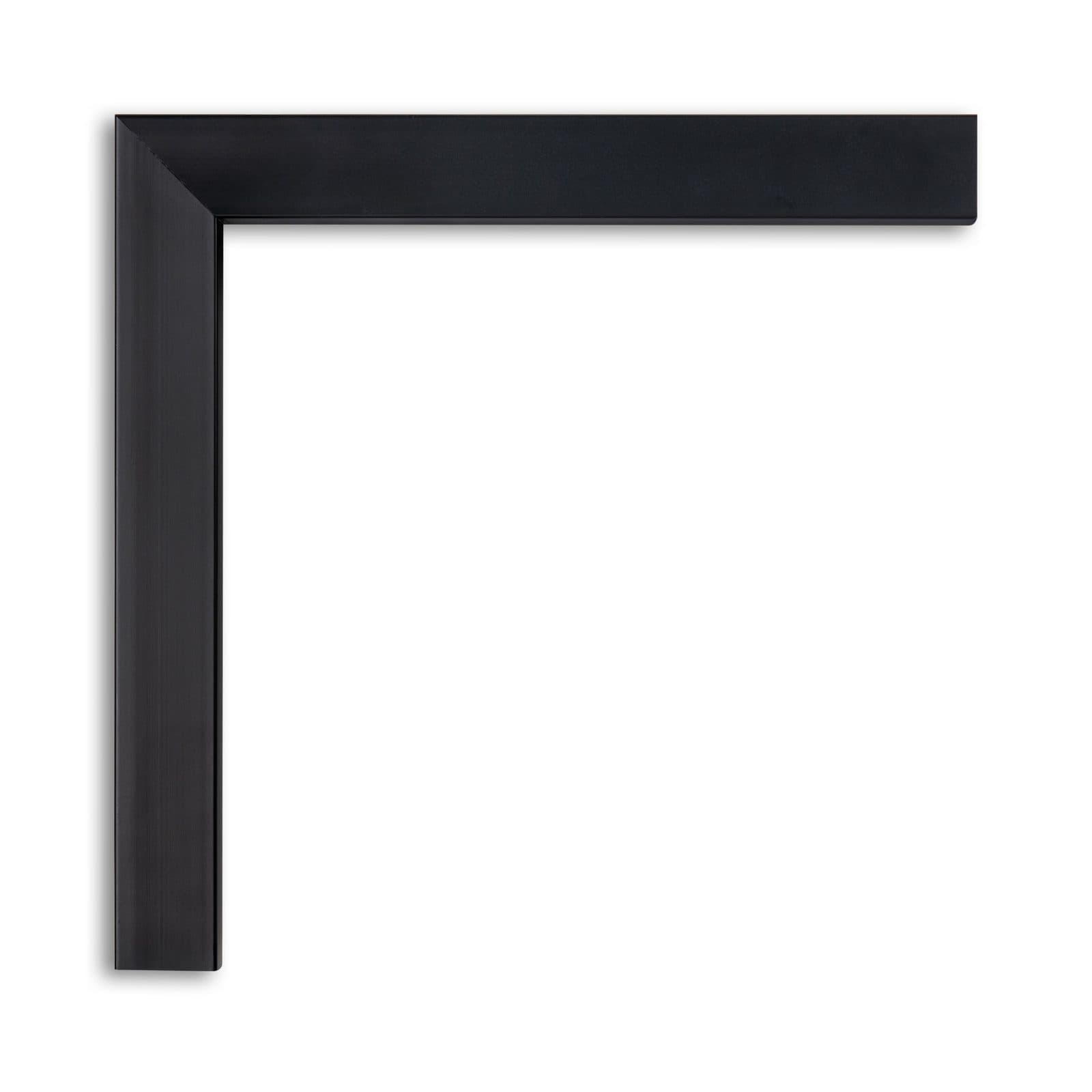 3cm Smooth Black, corner sample