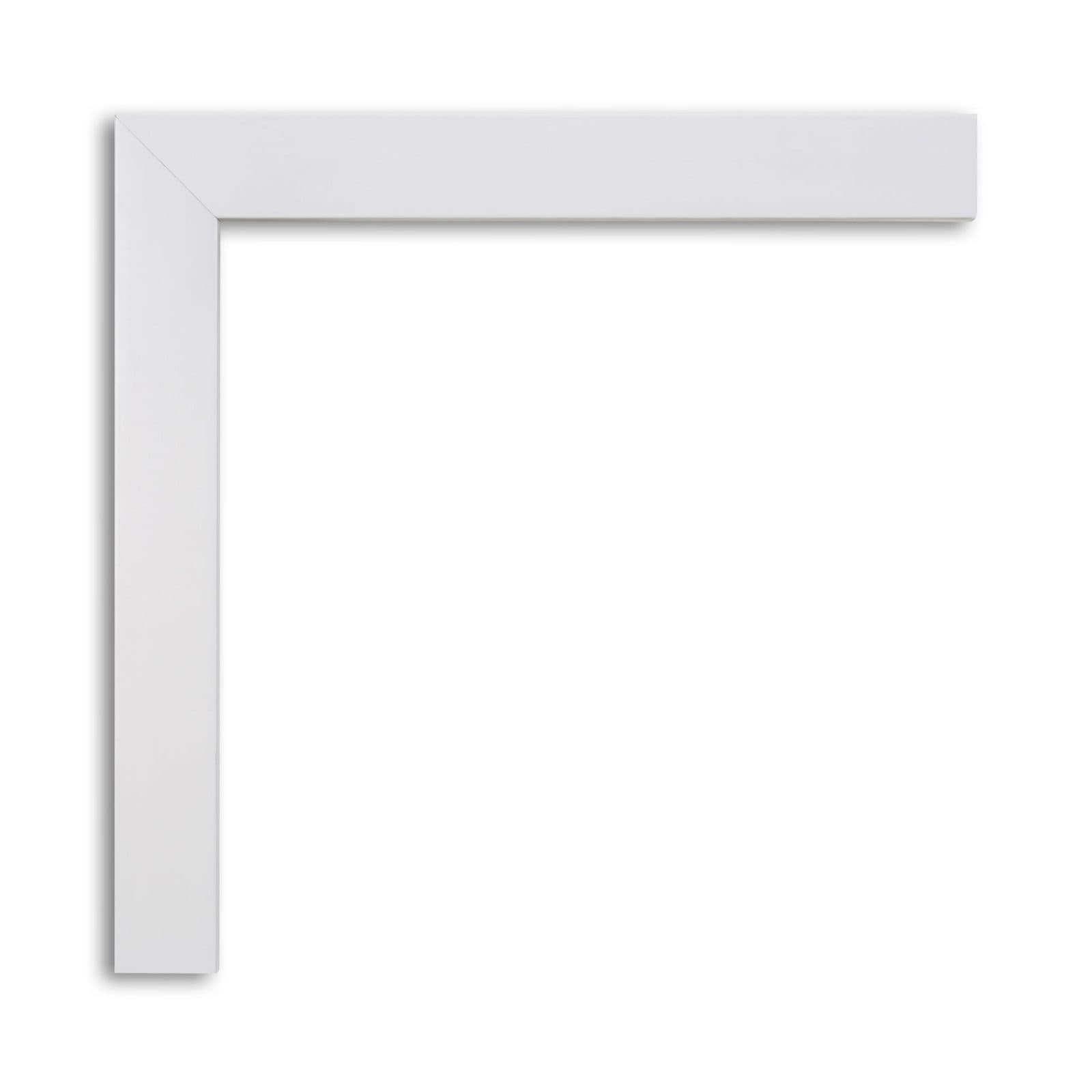 3cm Smooth White, corner sample