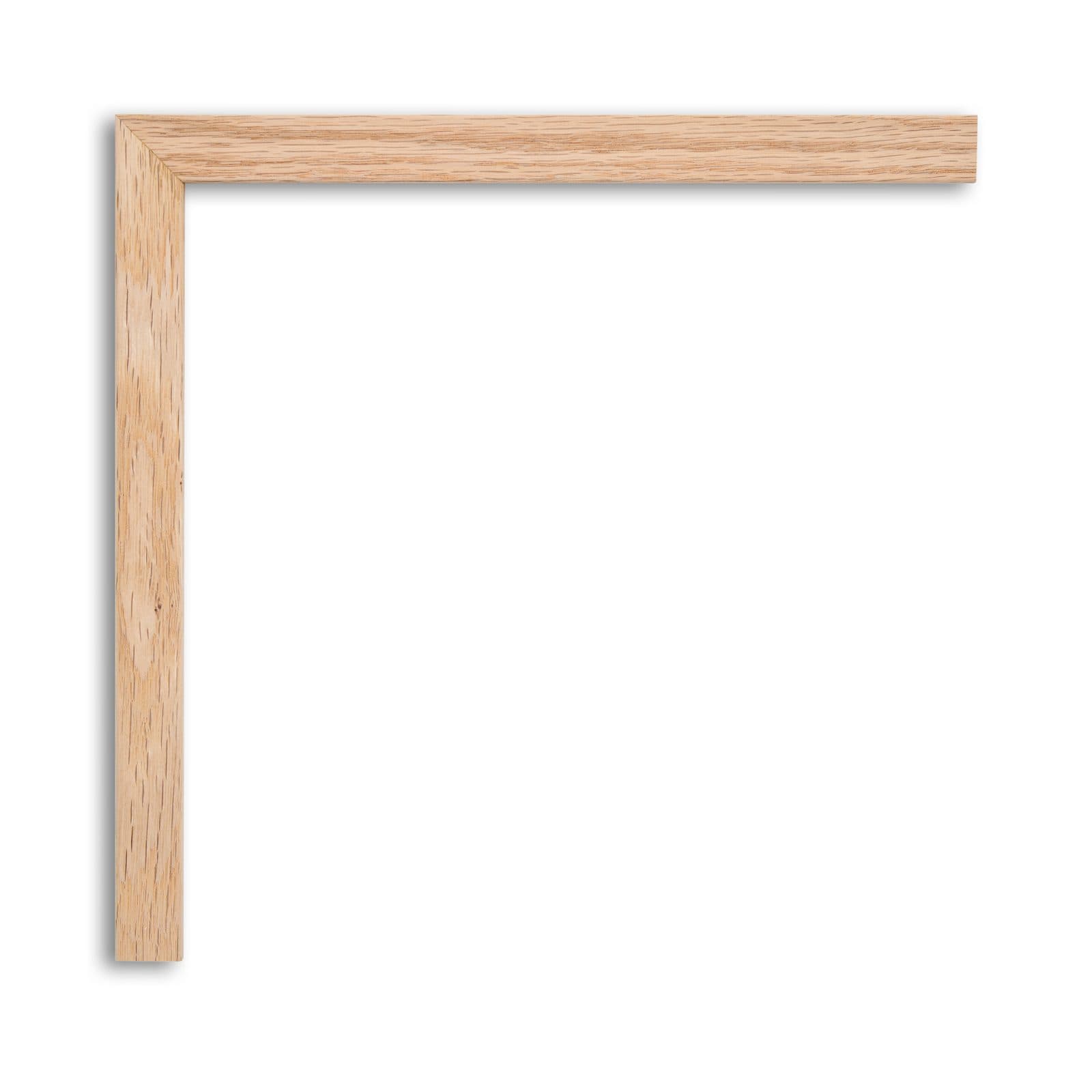 2cm Raw Oak (2cm depth), corner sample